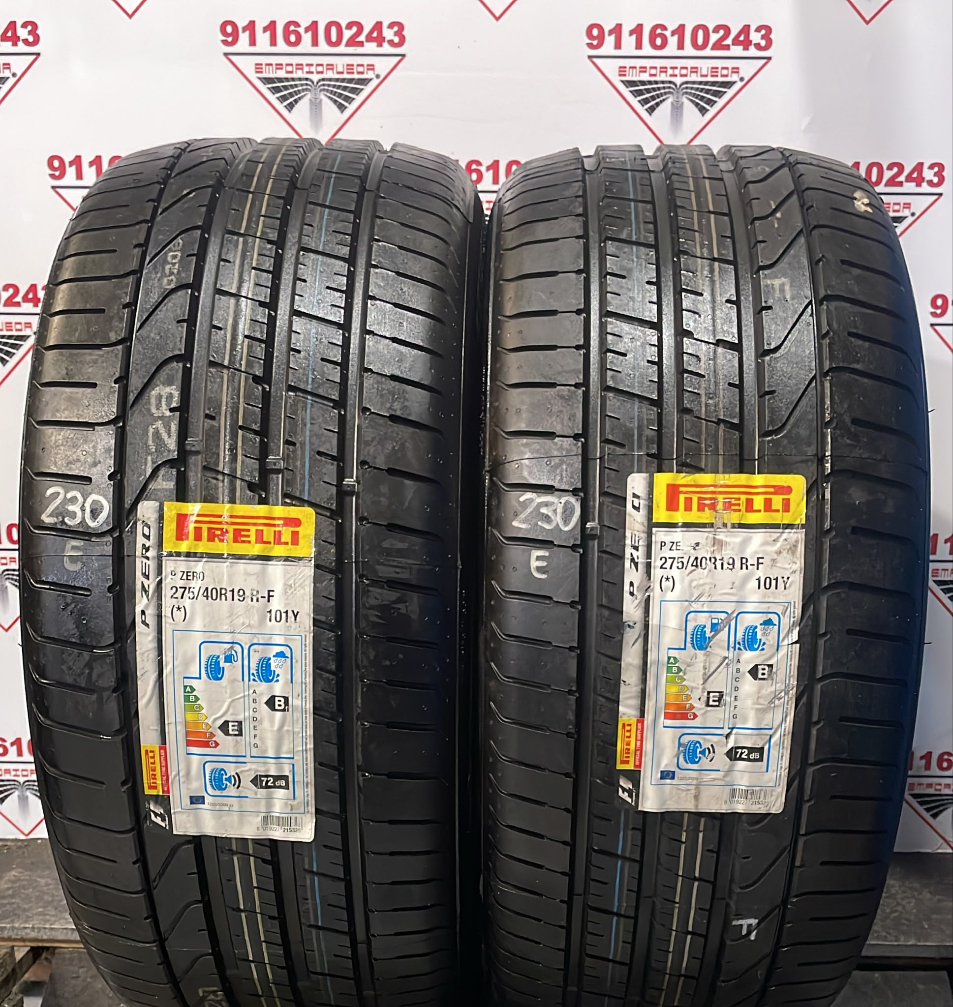 PIRELLI PZERO USADO PREMIUM RSC 275/40 R19 101 Y